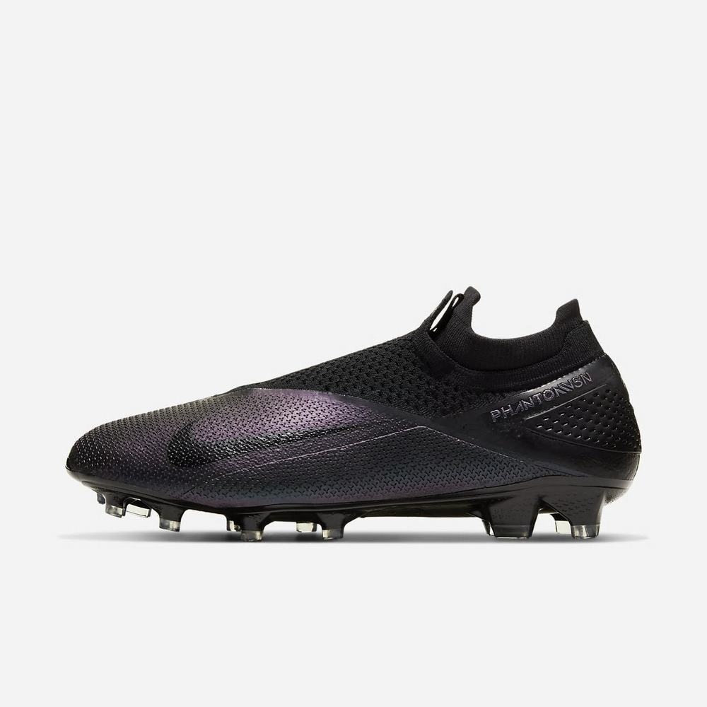 Crampon De Foot Nike Phantom Vision 2 Elite Dynamic Fit FG Noir 4397-615 Black/Black Homme | EHK-26506366